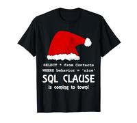 Sql Clause is coming to town! - White - Ugly Xmas T-Shirt