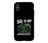 SQL Developer Sorcery Funny Database Admin Programmer Case for iPhone X/XS
