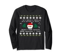SQL Santa Claus Database Clause Developer Code DB Programmer Long Sleeve T-Shirt