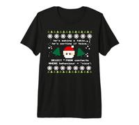 SQL Santa Claus Database Clause Developer Code DB Programmer Premium T-Shirt