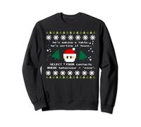 SQL Santa Claus Database Clause Developer Code DB Programmer Sweatshirt