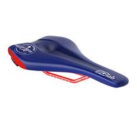 SQlab Unisex - Adult 611 Ergowave Active Wings for Life MTB Tech & Trail Bicycle Saddle - Blue/Red, 13cm