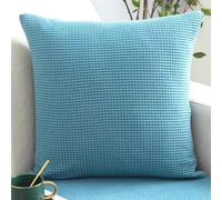 SQMGFA Stretch Pillow Cases Pillowcase Set Of 2 Pack Sofa Pillow Case,Large Cushion Covers Soft Corduroy Decorative Pillow Protector Elastic Gray Couch Settee Pillow Cover