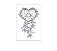 SQMSK 110x160cm 3pcs Waterproof Flower Temporary Tattoos, Realistic Herbal Dyes, Large Flower Design, Full Arm Body Art, For Men, Women, Festivals