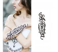 SQMSK 2pcs 24 * 10cm Realistic Large Flower Temporary Tattoos, Waterproof Full Arm Tattoo Stickers With Plant Dyes For Festivals, Parties, And Makeup