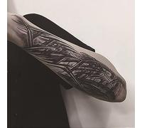 SQMSK 2pcs 24 * 10cm Realistic Large Flower Temporary Tattoos, Waterproof Full Arm Tattoo Stickers With Plant Dyes For Festivals, Parties, And Makeup