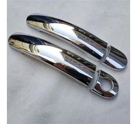 SQNYDH Auto Outer Handles Car Exterior Door Handle Cover Trim for TT 8j 8n MK1 MK2 8 J N MK 1 2 Chrome Decoration Covers Stickers Styling Exterior Side Door Handle Covers(Silver 1)