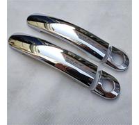 SQNYDH Auto Outer Handles Car Exterior Door Handle Cover Trim for TT 8j 8n MK1 MK2 8 J N MK 1 2 Chrome Decoration Covers Stickers Styling Exterior Side Door Handle Covers(Silver 2)