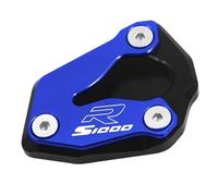 SQNYDH CNC Part CNC Kickstand Foot Side Stand Extension Pad Support Plate Enlarge For BMW S1000R S1000RR S 1000R S 1000RR 2019-2024 Accessories(Blue,X-1)