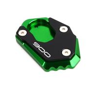 SQNYDH Foot Side Stand Enlarger Motorcycle Side Stand Plate For Kawasaki Z900 Z 900 Z900RS Z900SE 2017-2024 2025 Kickstand Pad Foot Extension Support Pads Motorbike Kickstand Support Plate(Green)