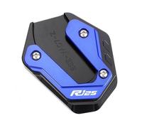 SQNYDH Foot Side Stand Enlarger Motorcycle Side Stand Plate For YA&MAHA MT125 MT 125 MT-125 YZF-R125 YZF R125 Kickstand Pad Foot Extension Support Pads Motorbike Kickstand Support Plate(Blue 1)