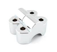 SQNYDH Motorcycle Bar Clamps Adapter Motorcycle Handle Bar Riser Clamps Mount Adapter For BMW R18 R 18 2020 2021 2022 Handlebar Risers Rises 20MM Backward 15mm Handlebar Riser Bars Parts