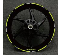 SQNYDH Motorcycle Wheel Sticker Reflective Decal Set (Color 17) for BMW S1000XR