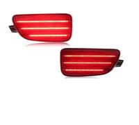 SQNYDH Tail Parking Lights Car Rear Bumper Light For Kia For Soul 4u For Burner For Retro 2012 Tail Reflector Brake Lamp Daytime Turn Signal Taillight Stop Signal Lamps(Red)