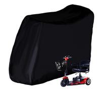 Sqodok Mobility Scooter Storage Cover, 420D Scooter Cover with Windproof Buckles Waterproof Scooter Weather Cover Protect from Dust Dirt Snow Rain Sun Rays, 48" x 22" x 38"