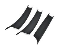 SQOFHA Car Door Handle Car Interior Door Pull Handle Cover for BMW for X5 E70 X6 E71 E72 2007-2014 LHD/RHD Carbon Fiber Style/Matte Black Door Handle Cover(Black LHD 3 Pcs)