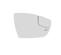 SQOFHA Car Mirror Glass For Focus For American For Version 2012 2013 2014 2015 2016 2017 2018 CM5Z-17K707-H CM5Z-17K707-G Side Rearview Heated Mirror Glass Heated Wing Mirror Glass(Right)