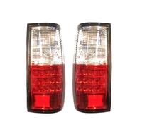 SQOFHFB Car Rear Light Assemblies Turn Signal Reflector Lamp Car Accessories 2 Pcs Rear Brake Tail Light For Toyota For Land Cruiser FJ80 1991 1992-1997 Rear Tail Light(Red and white)