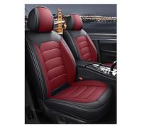SQOFJDF Car Seat Protector Car Seat Cover Leather For Hummer For H2 H3 Auto Styling Accessories Protectors Seat Covers(Black Red 4pcs)
