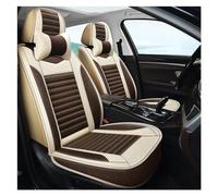 SQOFJDF Car Seat Protector For BMW For G30 All Model For X3 X1 X4 X5 X6 Z4 E60 E84 E83 E70 F30 F10 F11 F25 F15 F34 E46 E90 E53 E Car Seat Cover Linen Fiber Seat Covers(Brown pillow)