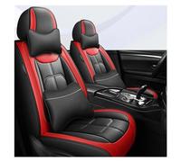 SQOFJDF Car Seat Protector For VOLVO All Car Models For XC60 XC90 XC40 XC70 S60L C30 S80 S90 V50 V60 Universal Seat Cover Accessories Interior Details Seat Covers(Luxury Black Red)