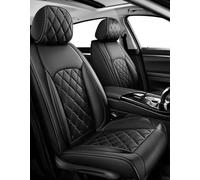 SQOFJDF Car Seat Protector Leather Car Seat Cover Accessories For Suzuki All Models For Vitara For Jimny For Swift SX4 2007 2010 2011 Car-Styling Seat Covers(Black)