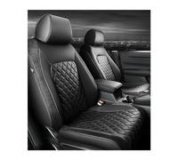 SQOFJDF Car Seat Protector Leather Car Seat Covers Automobile Accessories 5 Customized For CR V 2017-2023 With Diamond Pattern Styling Seat Covers(Black)