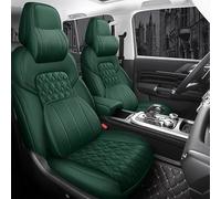 SQOFJDF Car Seat Protector Leather Mixed Car Seat Cover For Mercedes For BENZ For G Class G350 G55 G500 G63 Amg W463 Accessories Protectors Seat Covers(GREEN LUX)