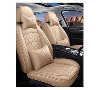SQOFJDF Car Seat Protector Universal Car Seat Covers For Bmw For 3 Series For E46 E90 E21 E30 E36 E91 E92 E93 F30 F31 F34 F35 G20 G21 G28 Accessories Seat Covers(Luxury Beige 5 Seat)