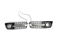 SQOFJDF Flowing LED Honeycomb Mesh Grille Fog Light Turn Signal DRL For A4 B8 2009-2011 Fog Light Grille Car Auto Parts Car Front Grill