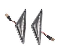 SQOFJDF Mirror Indicators Light Car Led Dynamic Side Marker Turn Signal Light For For MONDEO 2000-2007 MK3 For FOCUS MK1 1998-2004 Sequential Blinker(Dynamic Crystal1)