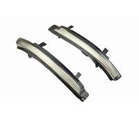 SQOFJDF Mirror Indicators Light For Skoda For Octavia For Superb For B6 For 3T 2008-2014 For MK2 1Z Car LED Dynamic Turn Signal Light Rearview Indicator Blinker Sequential Lamp(Dynamic Grey)