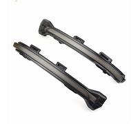 SQOFJDF Mirror Indicators Light LED Side Mirror Sequential Blinker Light Dynamic Turn Signal For VW For Golf 7 VII MK7 .5 For Touran For Jetta A7 GLI(Smoked Black set2)