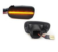 SQOFJDF Mirror Indicators Light Sequential Blinker LED Side Marker Light For Toyota For Land Cruiser UZJ200/URJ202 For Prius NHW20 Car Styling Turn Signal Repeater Amber(Smoke LENS)