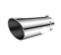 SQOFJDF Pipe Exhaust 5 Inch Inlet 6 Inch Outlet Universal Car Straight Exhaust Tail Throat Tailpipe Exhaust Tip 15inch Length Tailpipe Anti-Corrosive
