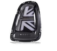 SQOFJDF Tail Indicator Lamp Car Rear Light Assemblies Car Styling Tail Lights Taillight For Mini For Cooper For R56 R57 R58 R59 Rear Lamp + Dynamic Turn Signal + Reverse + Brake LED(Clear black)