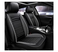SQOFJGIGN Car Accessories Leather Auto Seat Covers For Accord For Jazz For City For XRV For CRV For CIVIC For CHR Car Seat Support Cushion Cover(Black white,Standard Edition)