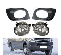 SQOFJGIGN Car Fog Lights 9068203861 9068203961 For Mercedes For Benz For Sprinter W906 Car Front Foglight Lamp Left Right With Halogen Bulbs Fog Driving Light(1Set)