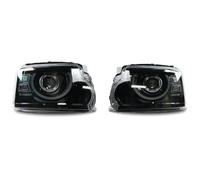 SQOFJGIGN Car Headlight Covers Head Lamp For Discovery 4 2010-2017 LED Headlights LR4 DRL Turn Signal High Beam Angel Eye Projector Lens High Brightness Auto Headlamp Lampshade