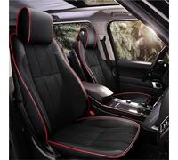 SQOFJGIGN Car Seat Cushion Custom Car Seat Cover For VW For Passat B7 2011 2012 2013 2014 Accessories Interior Full Set Leather With Arm Rest Front And Rear Seat Covers(Black 5PCS)