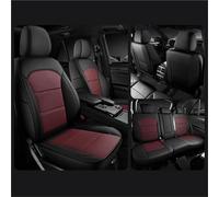 SQOFJGIGN Car Seat Cushion Custom Leather Car Seat Cover For Cupra For Formentor 2022 2023 Automobiles Auto Accessories Interiors Full Set Seat Covers(Red Black 5 pCs)
