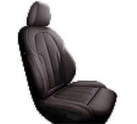 SQOFJGIGN Car Seat Cushion Full set Custom Leather Car Seat Covers For Nissan For Qashqai J11 J10 X For Trail T31 T32 2019 For Juke For Navara d40 Seat Covers(Brown)