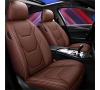 SQOFJGIGN Car Seat Cushion Leather Car Seat Covers for Chevy for Captiva for Aveo for Cruze for Epica for Lacetti for Sonic for Spark for Equinox for Malibu Seat Covers(Brown)