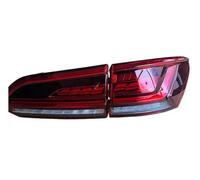 SQOFJGIGN Car Tail lights Brake LED Car Styling Tail Lights Taillight For VW For Touareg 2019-2023 Rear Lamp + Dynamic Turn Signal + Reverse Rear Light(Red)