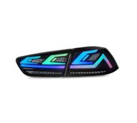 SQOFJGIGN Car Tail lights Car Styling Tail Lights Taillight For Mitsubishi For Lancer For 10 EVO 1992-2016 X Rear Lamp DRL + Dynamic Turn Signal + Reverse + Brake LED Light Rear Light(A RGB colorful)