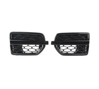 SQOFJGIGN Fog Light Grill 2x Gloss Black Car Air Intake Vents Side Grille ABS For Land For Rover For LR4 For Discovery 4 2010 2011 2012 2013 2014 2015 2016 Radiator Grilles