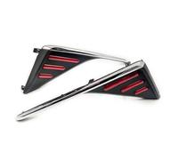 SQOFJGIGN Rear Tail Light 1 Pair LED Reflector Lamp For Toyota For CHR 2016-2020 Rear Fog Lamp Rear Bumper Light Brake Light Reversing Lights(Chrome)