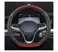 SQOFJGIGN Steering Wheel Protectors D Shape Car Steering Wheel Cover For VW For Sharan For Teramont For Atlas For T-Roc For T-cross 2017-2021 Wheel Cover(Red)