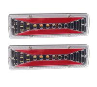 SQOFJGIGN Tail Lamp Assembly Car Tail lights Dynamic 42 LED Truck Tail Light Turn Signal Rear Brake Ight Reverse Signal Lamp For Car Trailer Lorry Bus Campers Pair 24V