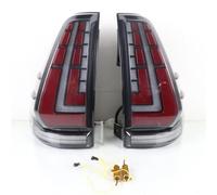 SQOFJGIGN Tail Lamp Assembly Car Tail lights Rear Lamp + Dynamic Turn Signal + Reverse + Brake LED For Toyota For Prado 120 2003-2009 For FJ120 For LC120 Car Styling Tail Lights Taillight(Red)